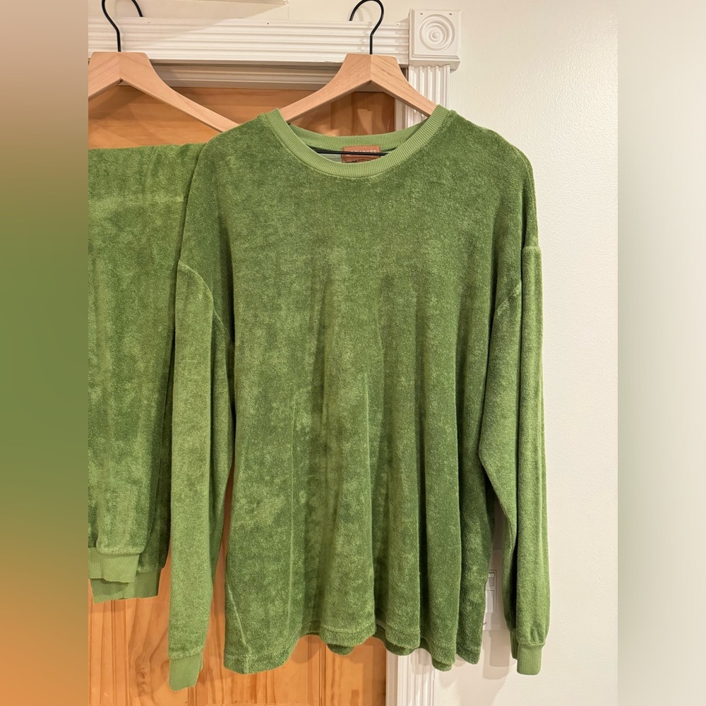 Brown Lee French Terry Top